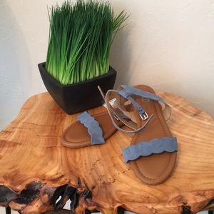Periwinkle sandals New with Tags
